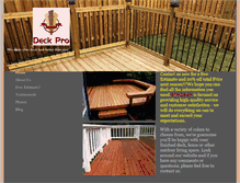 Tablet Screenshot of deckpro.info